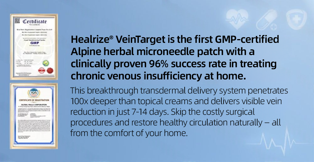 🇦🇺👨‍⚕️👍✅Healrize® VeinTarget Microneedle Patch⚡Instant Relief, Long-Term Results