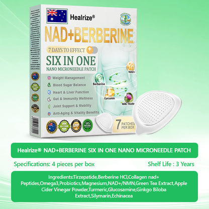 𝐎𝐟𝐟𝐢𝐜𝐢𝐚𝐥 𝐒𝐭𝐨𝐫𝐞|Healrize® 𝟔-𝐢𝐧-𝟏𝐍𝐀𝐃+𝐁𝐞𝐫𝐛𝐞𝐫𝐢𝐧𝐞𝐀𝐥𝐥-𝐢𝐧-𝐎𝐧𝐞 𝐁𝐨𝐝𝐲-𝐒𝐡𝐚𝐩𝐢𝐧𝐠 𝐍𝐚𝐧𝐨 𝐌𝐢𝐜𝐫𝐨𝐧𝐞𝐞𝐝𝐥𝐞 𝐏𝐚𝐭𝐜𝐡(𝐔𝐬𝐞 𝐨𝐧𝐜𝐞 𝐞𝐯𝐞𝐫𝐲 𝐭𝐰𝐨 𝐝𝐚𝐲𝐬, 𝐯𝐢𝐬𝐢𝐛𝐥𝐞 𝐜𝐡𝐚𝐧𝐠𝐞𝐬 𝐢𝐧 𝟕 𝐝𝐚𝐲𝐬)💫𝐒𝐮𝐢𝐭𝐚𝐛𝐥𝐞 𝐟𝐨𝐫:𝐎𝐛𝐞𝐬𝐢𝐭𝐲/𝐂𝐚𝐫𝐝𝐢𝐨𝐯𝐚𝐬𝐜𝐮𝐥𝐚𝐫 𝐡𝐞𝐚𝐥𝐭𝐡/𝐃𝐢𝐚𝐛𝐞𝐭𝐞𝐬/𝐒𝐥𝐞𝐞𝐩 𝐚𝐩𝐧𝐞𝐚/𝐆𝐮𝐭 𝐡𝐞𝐚𝐥𝐭𝐡/𝐉𝐨𝐢𝐧𝐭 𝐢𝐬𝐬𝐮𝐞𝐬/𝐀𝐧𝐝 𝐦𝐨𝐫𝐞 𝐡𝐞𝐚𝐥𝐭𝐡 𝐧𝐞𝐞𝐝𝐬💫