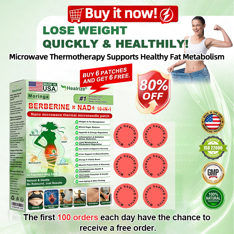 𝑶𝒇𝒇𝒊𝒄𝒊𝒂𝒍 𝑺𝒕𝒐𝒓𝒆  | 🩹👨‍⚕️Healrize®𝑴𝒐𝒓𝒊𝒏𝒈𝗮 · 𝗕𝗲𝗿𝗯𝗲𝗿𝙞𝙣𝙚 × 𝙉𝘼𝐃+ 𝟏𝟎-𝐢𝐧-𝟏 𝗔𝗱𝘃𝗮𝗻𝗰𝙚𝙙 Nano Microwave Thermal Metabolic Patch(𝐉𝐮𝐬𝐭 𝐨𝐧𝐜𝐞 𝐚 𝐝𝐚𝐲, 𝐯𝐢𝐬𝐢𝐛𝐥𝐞 𝐜𝐡𝐚𝐧𝐠𝐞𝐬 𝐢𝐧 𝟕 𝐝𝐚𝐲𝐬） ✅ 𝐅𝐨𝐫 𝐨𝐛𝐞𝐬𝐢𝐭𝐲, 🅛🅞🅞🅢🅔 🅢🅚🅘🅝,𝐝𝐢𝐚𝐛𝐞𝐭𝐞𝐬, 𝐬𝐥𝐞𝐞𝐩 𝐚𝐩𝐧𝐞𝐚, 𝐣𝐨𝐢𝐧𝐭 𝐢𝐬𝐬𝐮𝐞𝐬, 𝐚𝐧𝐝 𝐦𝐨𝐫𝐞 ❤👑