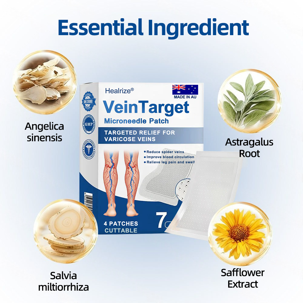 🇦🇺👨‍⚕️👍✅Healrize® VeinTarget Microneedle Patch⚡Instant Relief, Long-Term Results